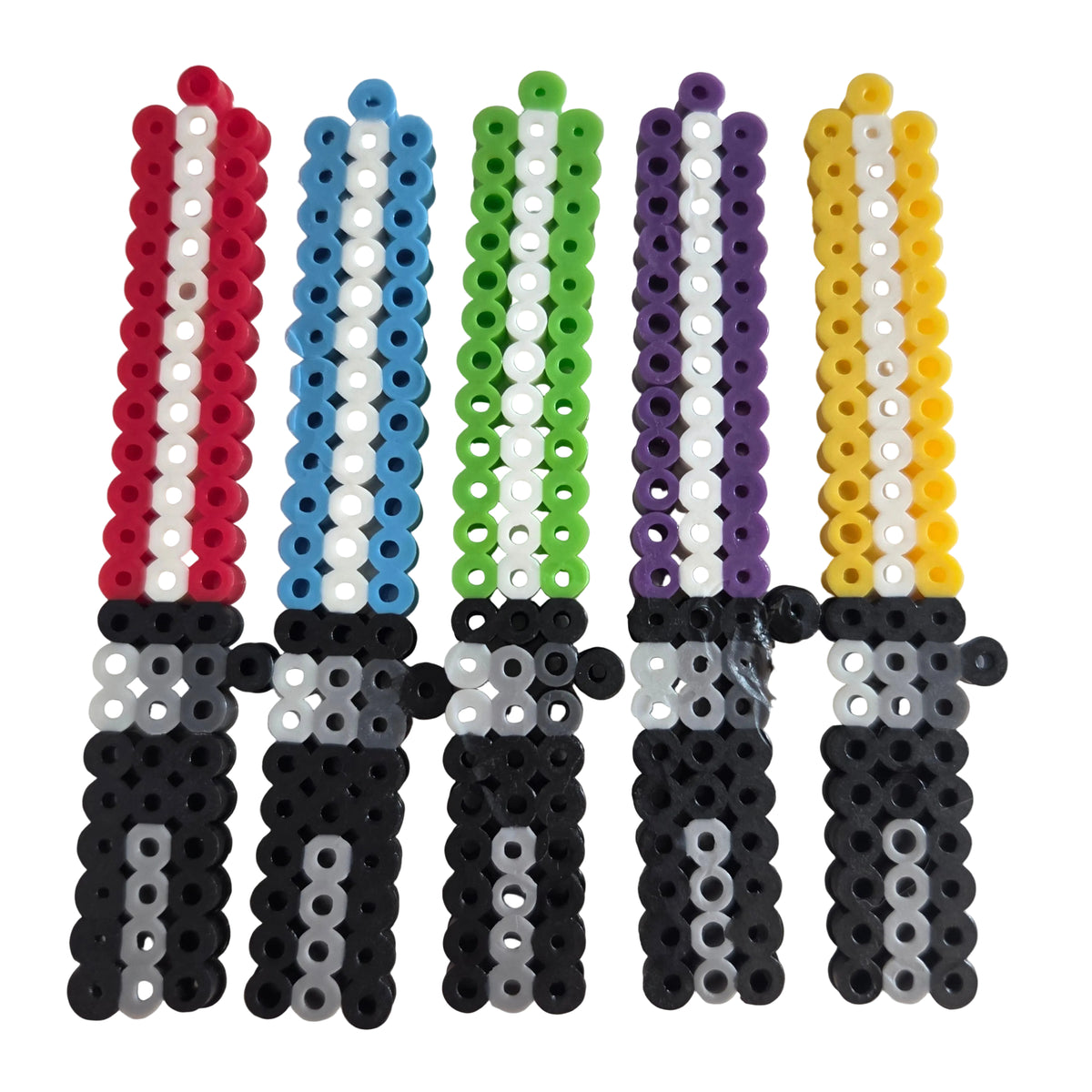 Star Wars–Inspired Lightsaber Perler Bead Magnets